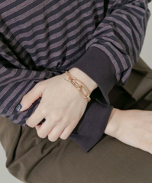 SMELLY / スメリー ブレスレット・バングル | ニュアンスオーバルチェーンマンテルブレスレット | 詳細4