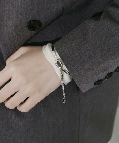 SMELLY / スメリー ブレスレット・バングル | フラットチェーンスライドブレスレット | 詳細4