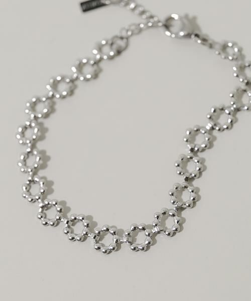 SMELLY / スメリー ブレスレット・バングル | ステンレスフラワーチェーンブレスレット | 詳細1