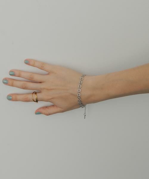 SMELLY / スメリー ブレスレット・バングル | ステンレスフラワーチェーンブレスレット | 詳細2