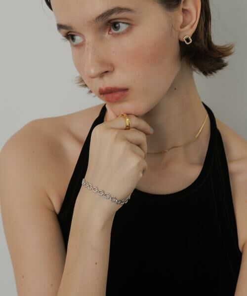 SMELLY / スメリー ブレスレット・バングル | ステンレスフラワーチェーンブレスレット | 詳細3