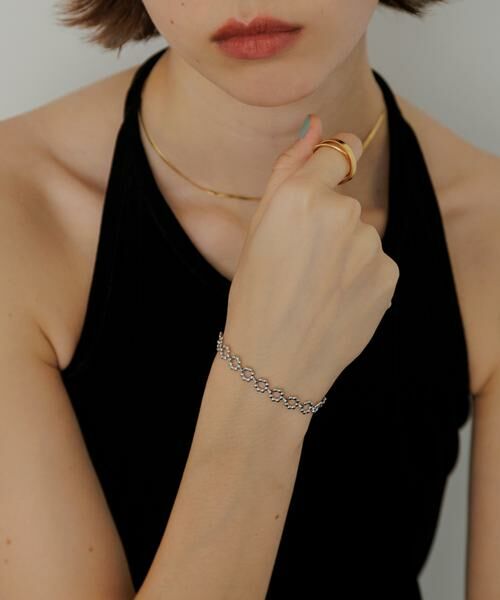 SMELLY / スメリー ブレスレット・バングル | ステンレスフラワーチェーンブレスレット | 詳細4