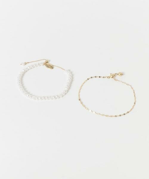 SMELLY / スメリー ブレスレット・バングル | パールチェーン2セットブレスレット | 詳細4