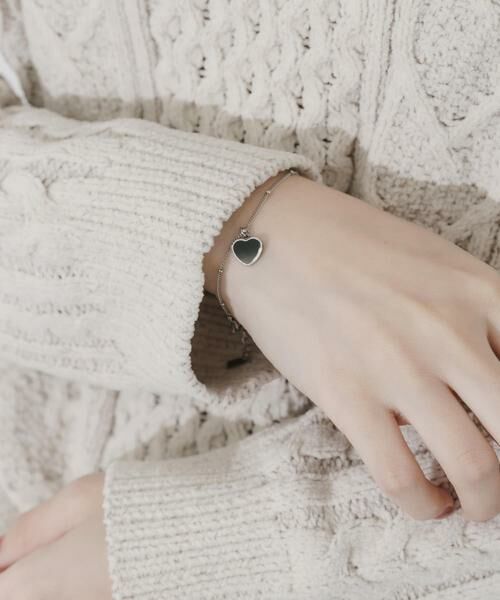SMELLY / スメリー ブレスレット・バングル | ステンレスハートモチーフブレスレット | 詳細2