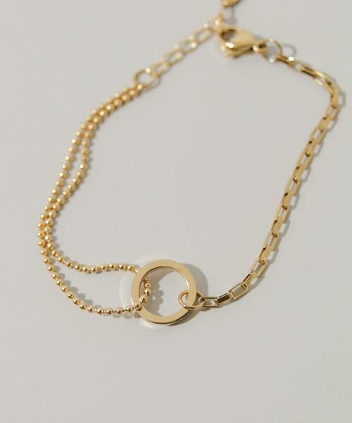 SMELLY / スメリー ブレスレット・バングル | ステンレスサークルコンビチェーンブレスレット | 詳細2