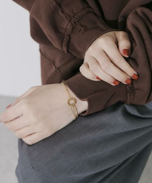 SMELLY / スメリー ブレスレット・バングル | ステンレスサークルコンビチェーンブレスレット | 詳細3