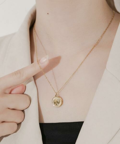SMELLY / スメリー ネックレス・ペンダント・チョーカー | ステンレスコイントップネックレス | 詳細1