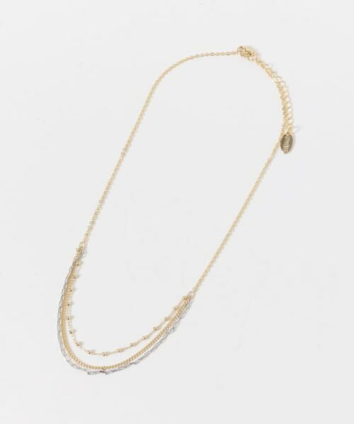 SMELLY / スメリー ネックレス・ペンダント・チョーカー | コンビメッキトリプルチェーンネックレス | 詳細7