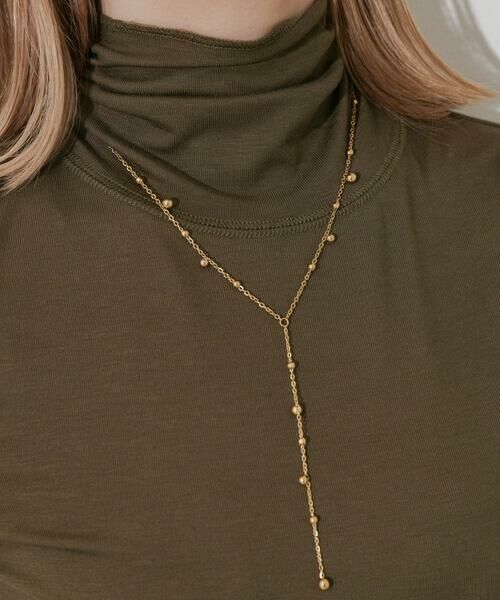 SMELLY / スメリー ネックレス・ペンダント・チョーカー | ステンレスランダムボールYネックレス | 詳細1