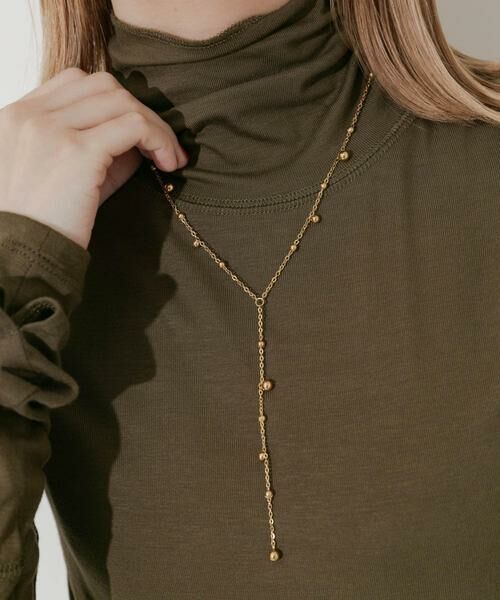 SMELLY / スメリー ネックレス・ペンダント・チョーカー | ステンレスランダムボールYネックレス | 詳細2