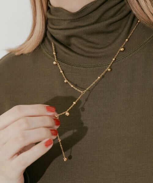 SMELLY / スメリー ネックレス・ペンダント・チョーカー | ステンレスランダムボールYネックレス | 詳細3