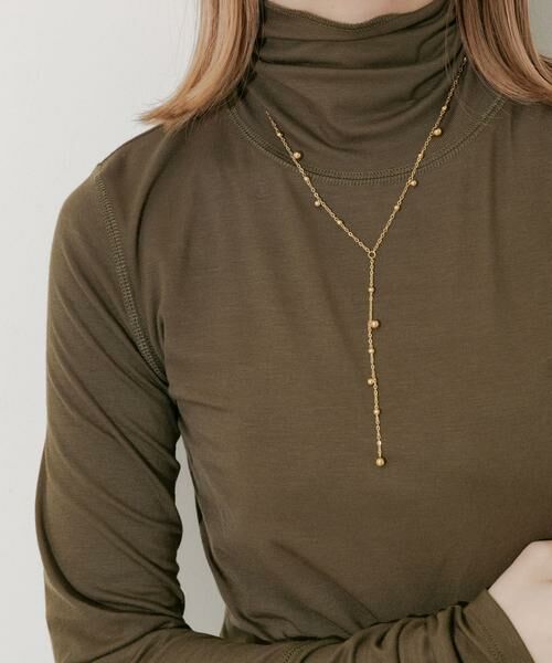 SMELLY / スメリー ネックレス・ペンダント・チョーカー | ステンレスランダムボールYネックレス | 詳細4