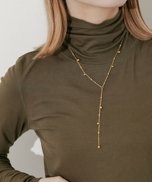 SMELLY / スメリー ネックレス・ペンダント・チョーカー | ステンレスランダムボールYネックレス | 詳細5