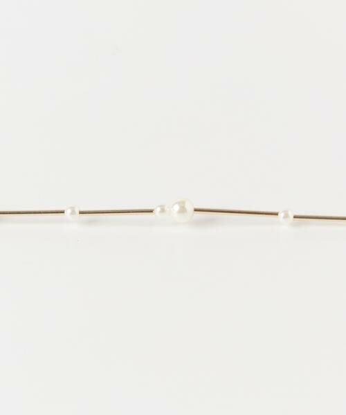 SMELLY / スメリー ネックレス・ペンダント・チョーカー | パールメタルバーネックレス | 詳細5