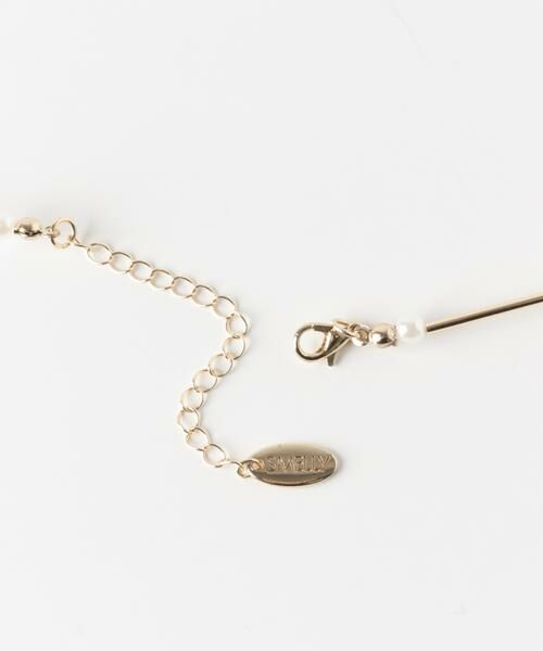 SMELLY / スメリー ネックレス・ペンダント・チョーカー | パールメタルバーネックレス | 詳細6