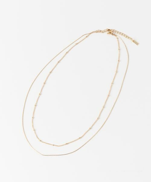 SMELLY / スメリー ネックレス・ペンダント・チョーカー | ステンレススリムチェーンレイヤードネックレス | 詳細5