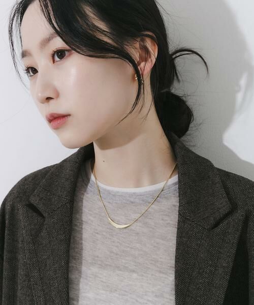 SMELLY / スメリー ネックレス・ペンダント・チョーカー | カーブメタルプレートネックレス | 詳細4