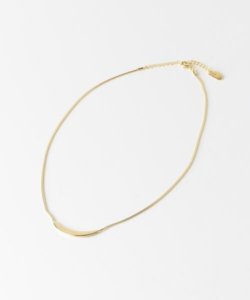 SMELLY / スメリー ネックレス・ペンダント・チョーカー | カーブメタルプレートネックレス | 詳細5