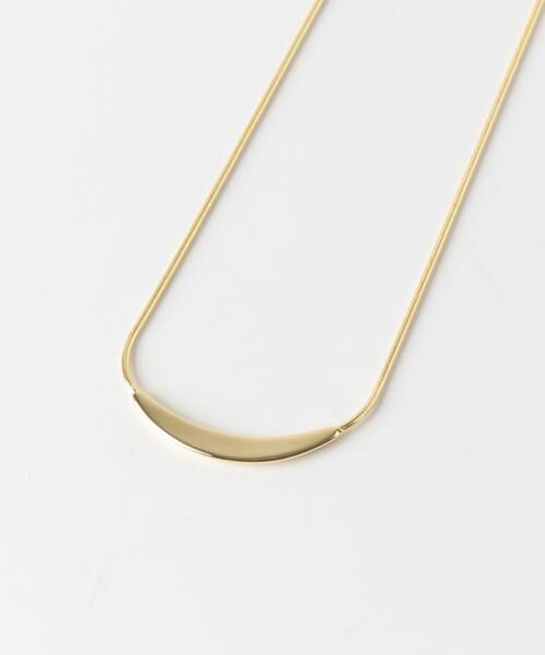 SMELLY / スメリー ネックレス・ペンダント・チョーカー | カーブメタルプレートネックレス | 詳細6