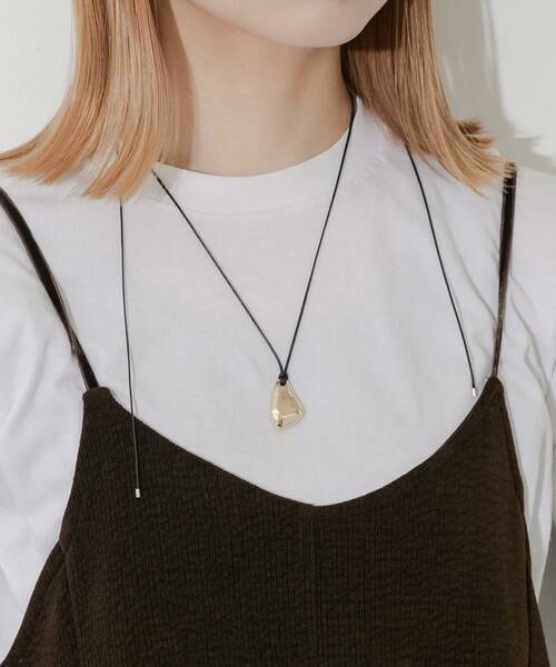 SMELLY / スメリー ネックレス・ペンダント・チョーカー | ニュアンスメタルトップコードネックレス | 詳細2
