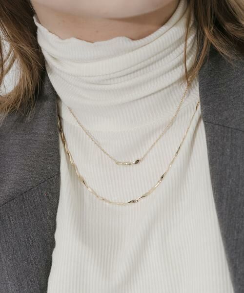 SMELLY / スメリー ネックレス・ペンダント・チョーカー | ニュアンストップバーチェーン2セットネックレス | 詳細2