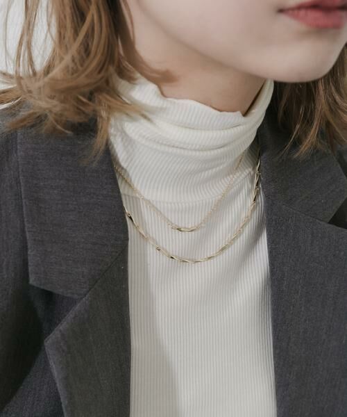 SMELLY / スメリー ネックレス・ペンダント・チョーカー | ニュアンストップバーチェーン2セットネックレス | 詳細3
