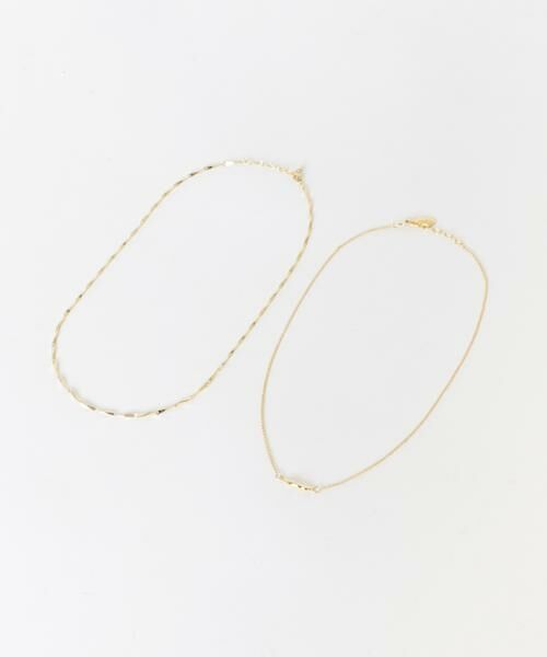 SMELLY / スメリー ネックレス・ペンダント・チョーカー | ニュアンストップバーチェーン2セットネックレス | 詳細4