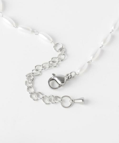 SMELLY / スメリー ネックレス・ペンダント・チョーカー | ステンレスハートトップパール2セットネックレス | 詳細9