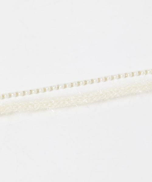 SMELLY / スメリー ネックレス・ペンダント・チョーカー | ラメフェザーヤーンコード2セットネックレス | 詳細9