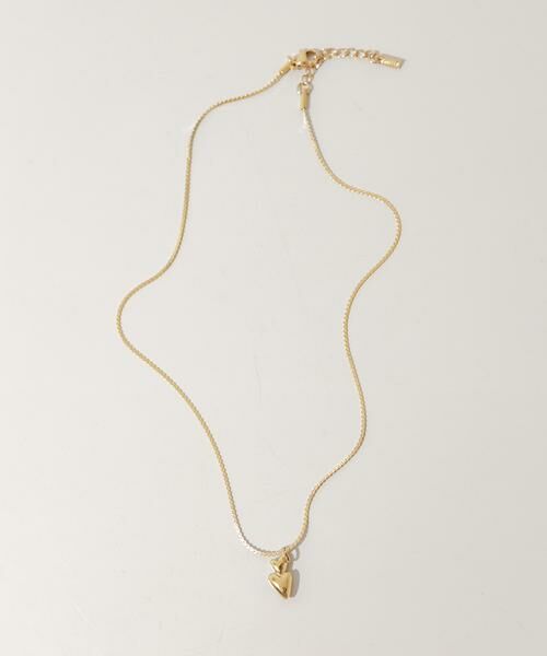 SMELLY / スメリー ネックレス・ペンダント・チョーカー | ステンレスダブルハートネックレス | 詳細1