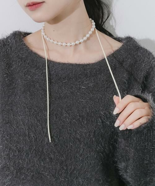 SMELLY / スメリー ネックレス・ペンダント・チョーカー | パールコードチョーカーネックレス | 詳細1