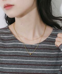 SMELLY / スメリー ネックレス・ペンダント・チョーカー | ステンレスボールトップレイヤードネックレス