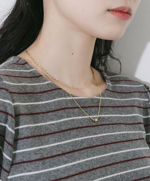 SMELLY / スメリー ネックレス・ペンダント・チョーカー | ステンレスボールトップレイヤードネックレス | 詳細4