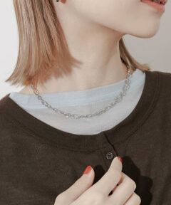 SMELLY / スメリー ネックレス・ペンダント・チョーカー | ステンレスオーバルチェーンマンテルネックレス