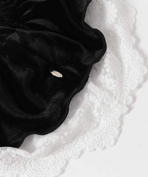 SMELLY / スメリー ヘアゴム・シュシュ | ベロアレースリバーシブルボリュームシュシュ | 詳細10