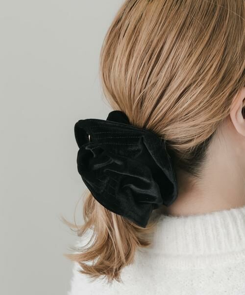 SMELLY / スメリー ヘアゴム・シュシュ | ベロアボリュームシュシュ | 詳細4