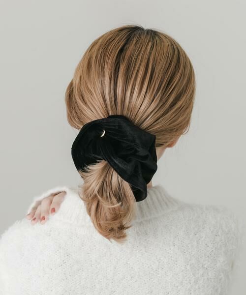 SMELLY / スメリー ヘアゴム・シュシュ | ベロアボリュームシュシュ | 詳細5