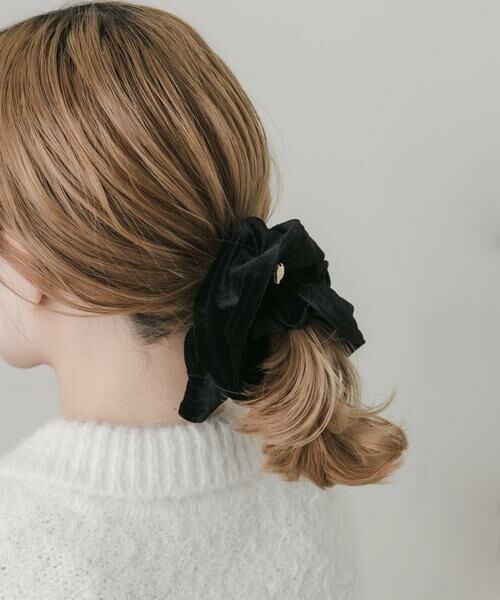 SMELLY / スメリー ヘアゴム・シュシュ | ベロアボリュームシュシュ | 詳細6