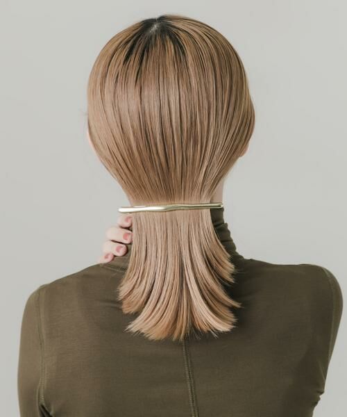 SMELLY / スメリー カチューシャ・カチューム・その他 | ニュアンスメタルバレッタ | 詳細5