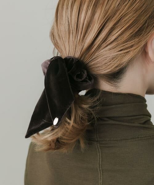 SMELLY / スメリー ヘアゴム・シュシュ | ベロアリボンシュシュ | 詳細4