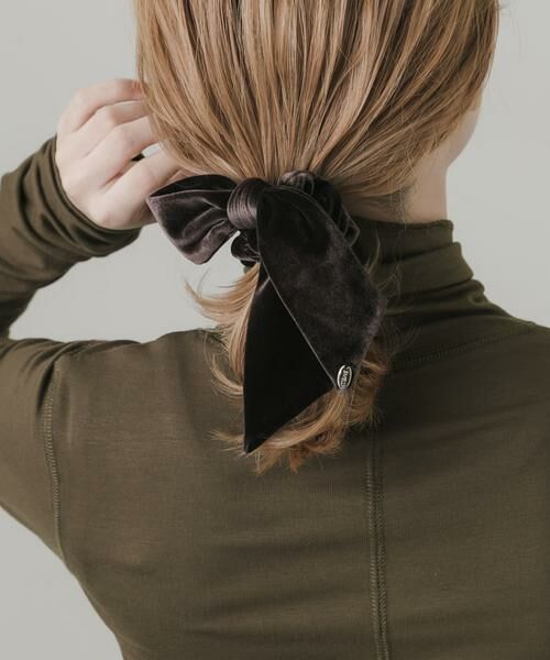 SMELLY / スメリー ヘアゴム・シュシュ | ベロアリボンシュシュ | 詳細5