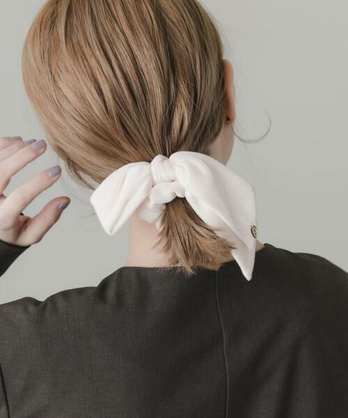 SMELLY / スメリー ヘアゴム・シュシュ | ベロアリボンシュシュ | 詳細11