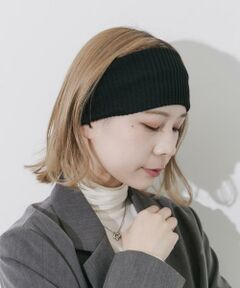 SMELLY / スメリー カチューシャ・カチューム・その他 | リブニットワイドヘアバンド