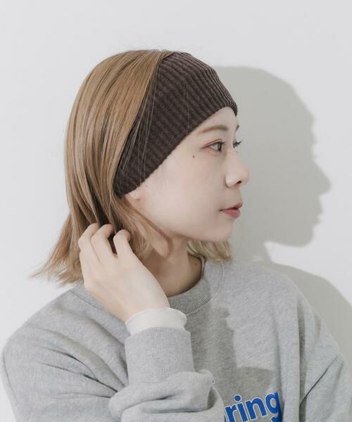 SMELLY / スメリー カチューシャ・カチューム・その他 | リブニットワイドヘアバンド | 詳細2