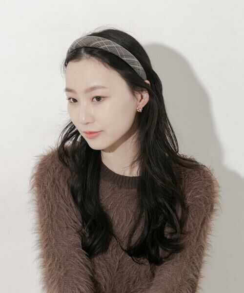 SMELLY / スメリー カチューシャ・カチューム・その他 | グレンチェックカチューシャ | 詳細1