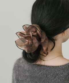 SMELLY / スメリー ヘアゴム・シュシュ | バイカラーシアーボリュームシュシュ