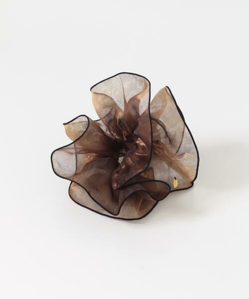 SMELLY / スメリー ヘアゴム・シュシュ | バイカラーシアーボリュームシュシュ | 詳細5