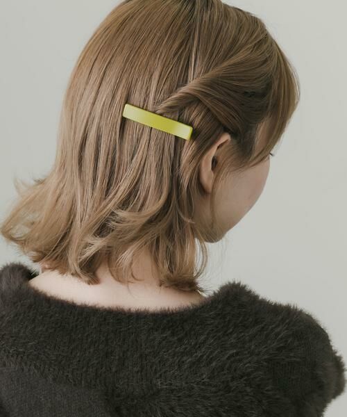 SMELLY / スメリー カチューシャ・カチューム・その他 | スクエアカラー2セットヘアピン | 詳細1
