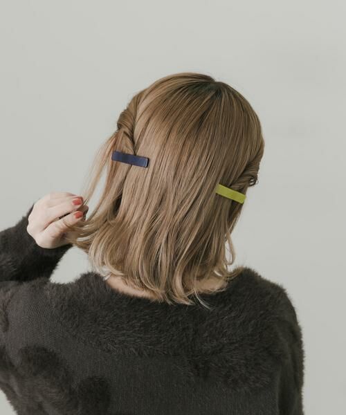 SMELLY / スメリー カチューシャ・カチューム・その他 | スクエアカラー2セットヘアピン | 詳細4