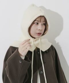 SMELLY / スメリー ニットキャップ | リブニットバラクラバ